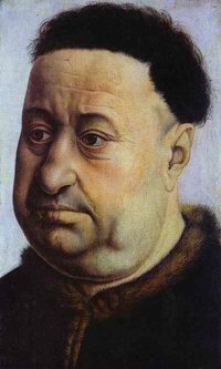 Portrait of Robert de Masmines by Robert Campin