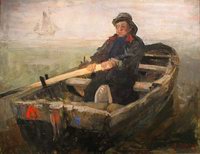 The Rower by James Ensor (1883)