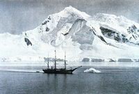 The Belgica, commanded by Adrien de Gerlache
