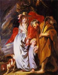 The Return of the Holy Family from Egypt by Jacob Jordaens