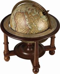Reproduction of 16th century Mercator globe