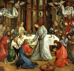 The Institution of the Eucharist by Justus Van Ghent (Joos Van Wassenhove)